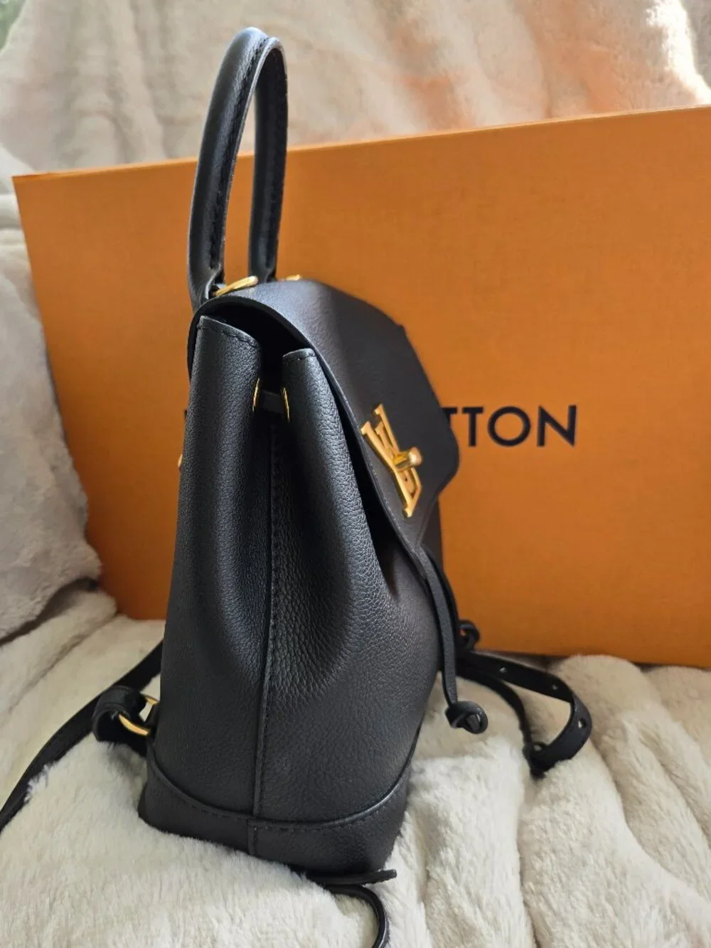 Louis Vuitton Lock Me Mini Backpack